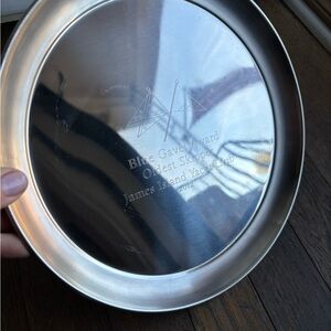 James Island Yacht Club Trophy Award plate